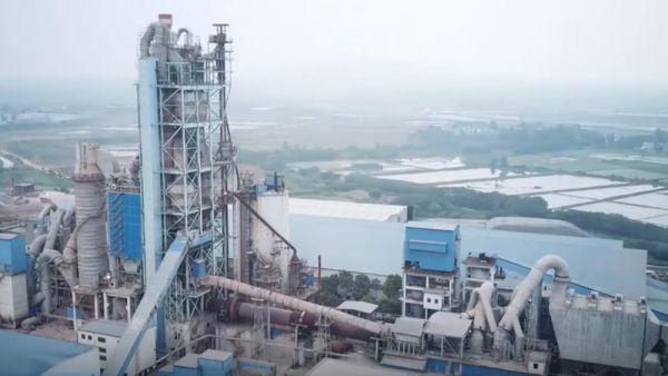 Línea de producción de cemento de 5000 t/d para ZhongBo Cement en Xinjiang, China