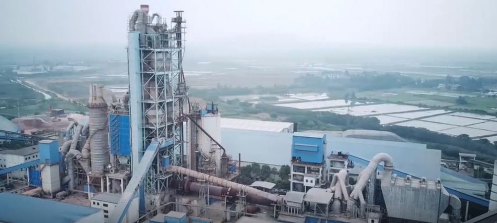 Línea de producción de cemento de 5000 t/d para ZhongBo Cement en Xinjiang, China